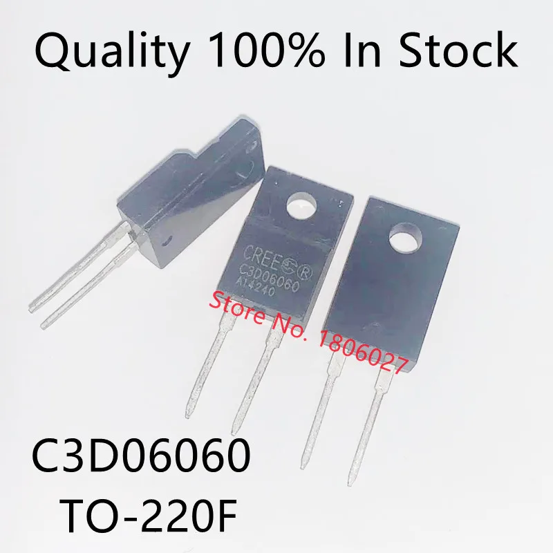 

10 шт./лот C3D06060 TO-220F-2 06060 TO-220-2 6A 600V диод Шоттки