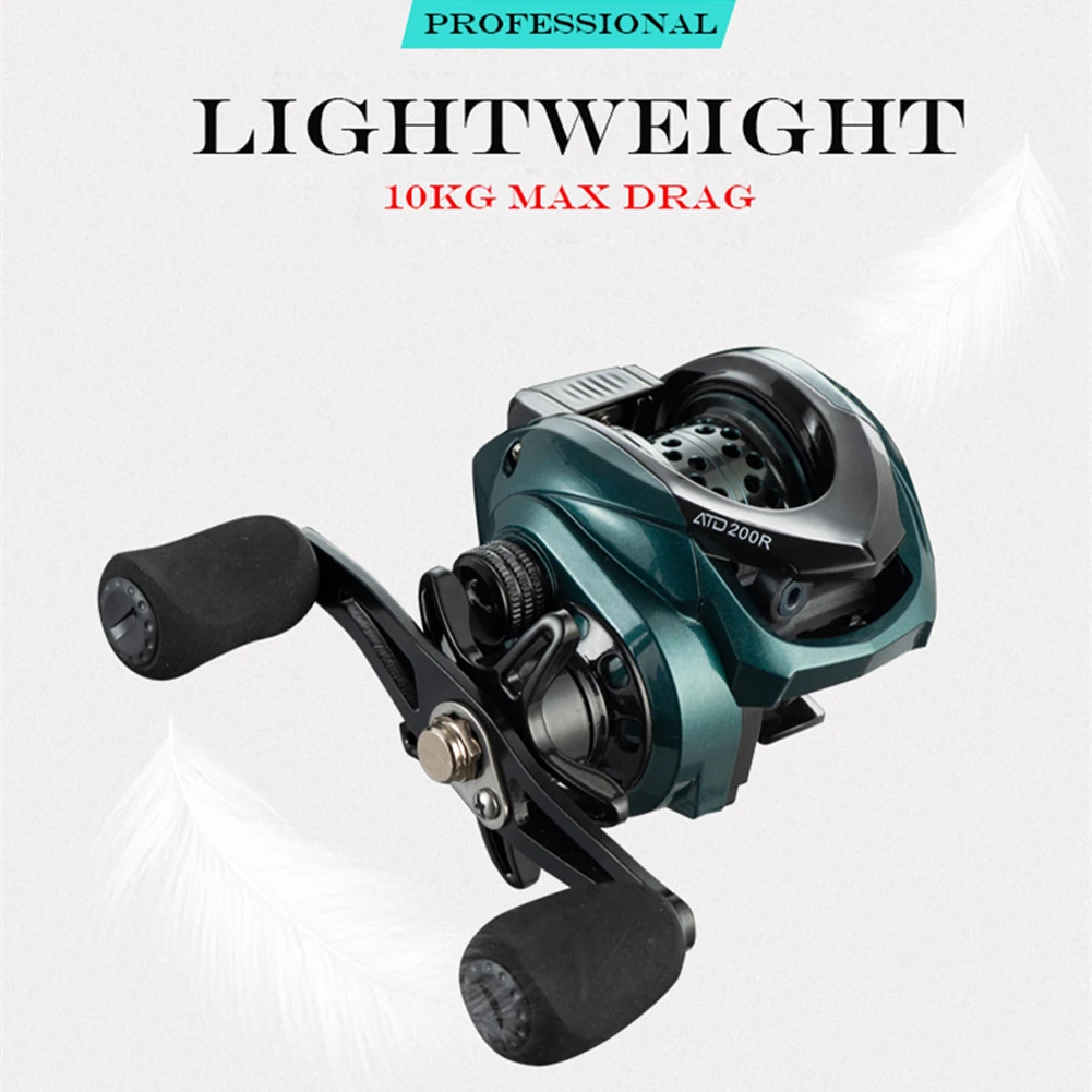 Новая катушка для заброса приманки 7 2: 1 высокоскоростная максимальная нагрузка 10