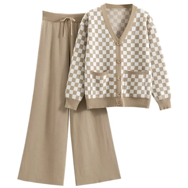 Трикотажный комплект из двух предметов для мусульманской женщины кардиган