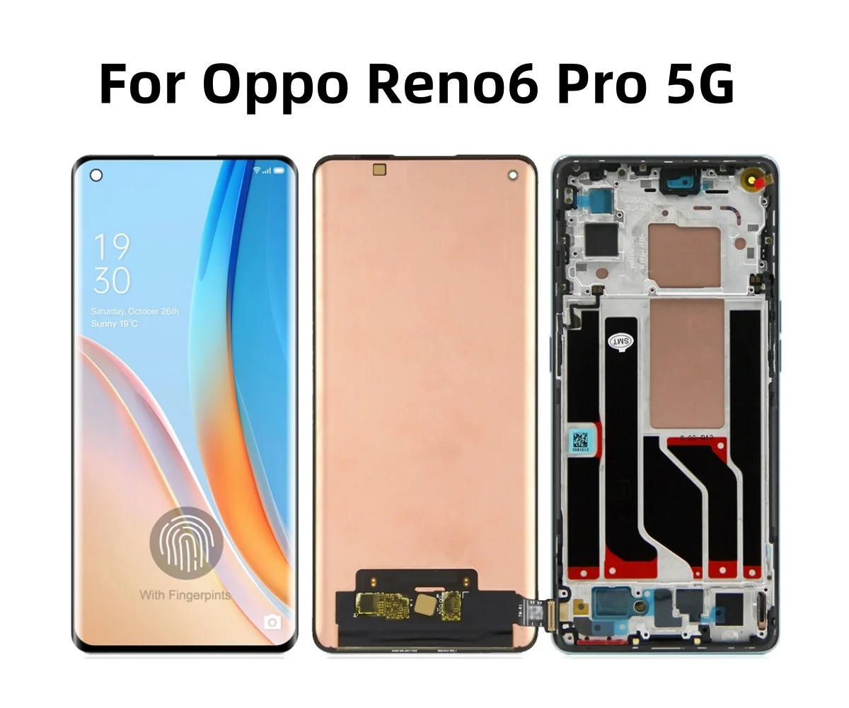 6 55 ''для Oppo Reno6 Pro 5G ЖК-дисплей сменный преобразователь сенсорного экрана для