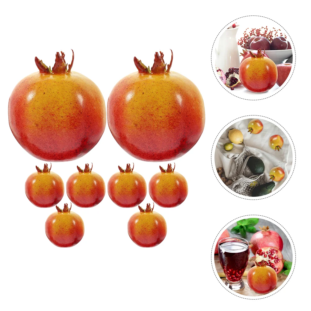 

8 шт., декоративные элементы в виде граната