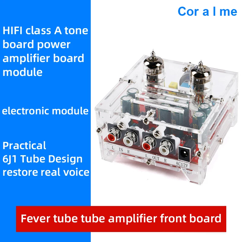 

Двухканальная трубчатая Мобильная машина XH-A201 6J1, качество Hi-Fi, класс А, тональная плата, предусилитель мощности, звуковая плата, модуль, 12 В п...