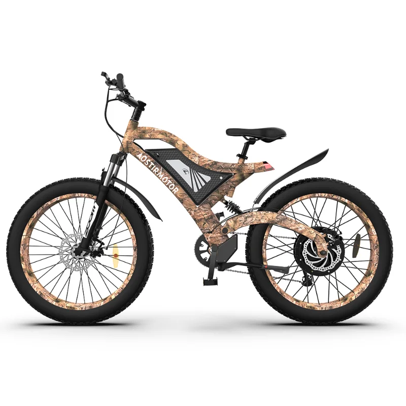 

AOSTIRMOTOR S18-1500W 26" 1500W Electric Bike Fat Tire 48V 15AH Removable Lithium Battery Mountain Bicycle