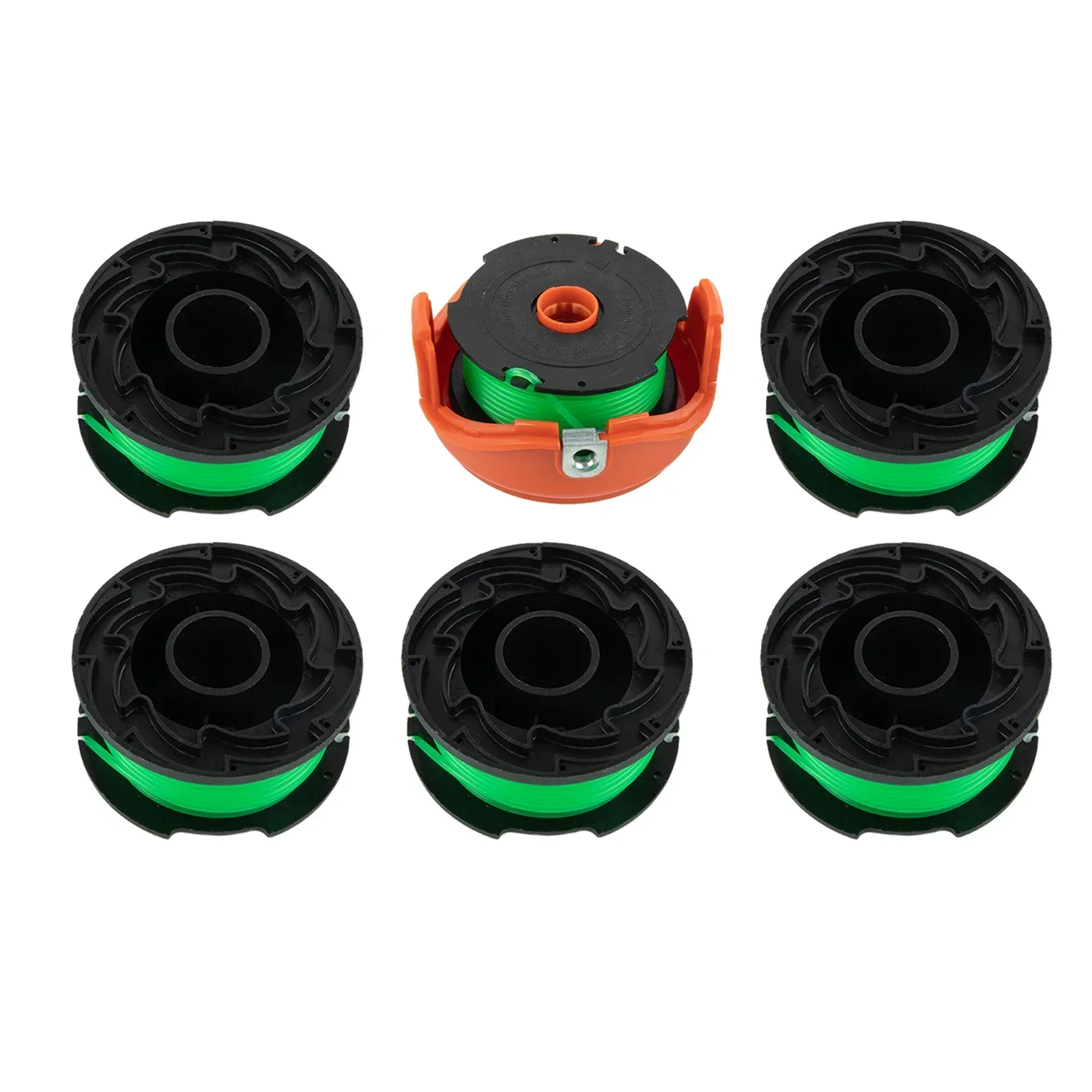 6 шт. сменная катушка триммера с крышкой для Black Decker GL7033 GL8033 GL9035 резак травы