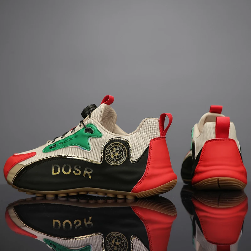 Кроссовки мужские парусиновые с вращающейся кнопкой люксовые Повседневные