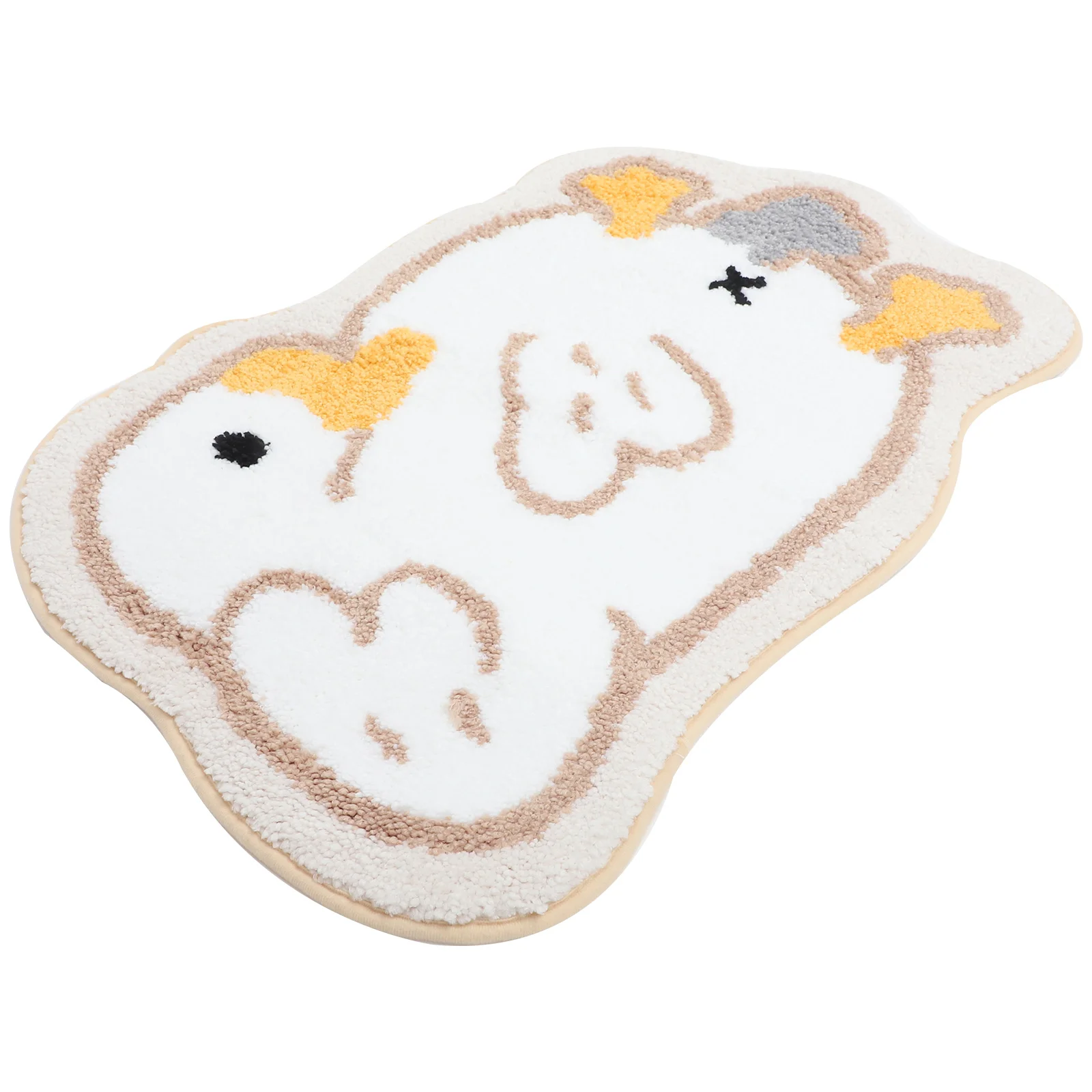 

Anti-skid Bathroom Mat Water Absorption Floor Big White Goose Fast Drying Polyamide Fiber Ground Mat Home