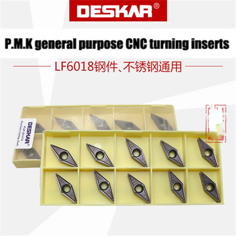 Твердосплавная вставка VBMT160404 VBMT160408 LF6118 LF6018, токарный станок с ЧПУ для нержавеющей стали