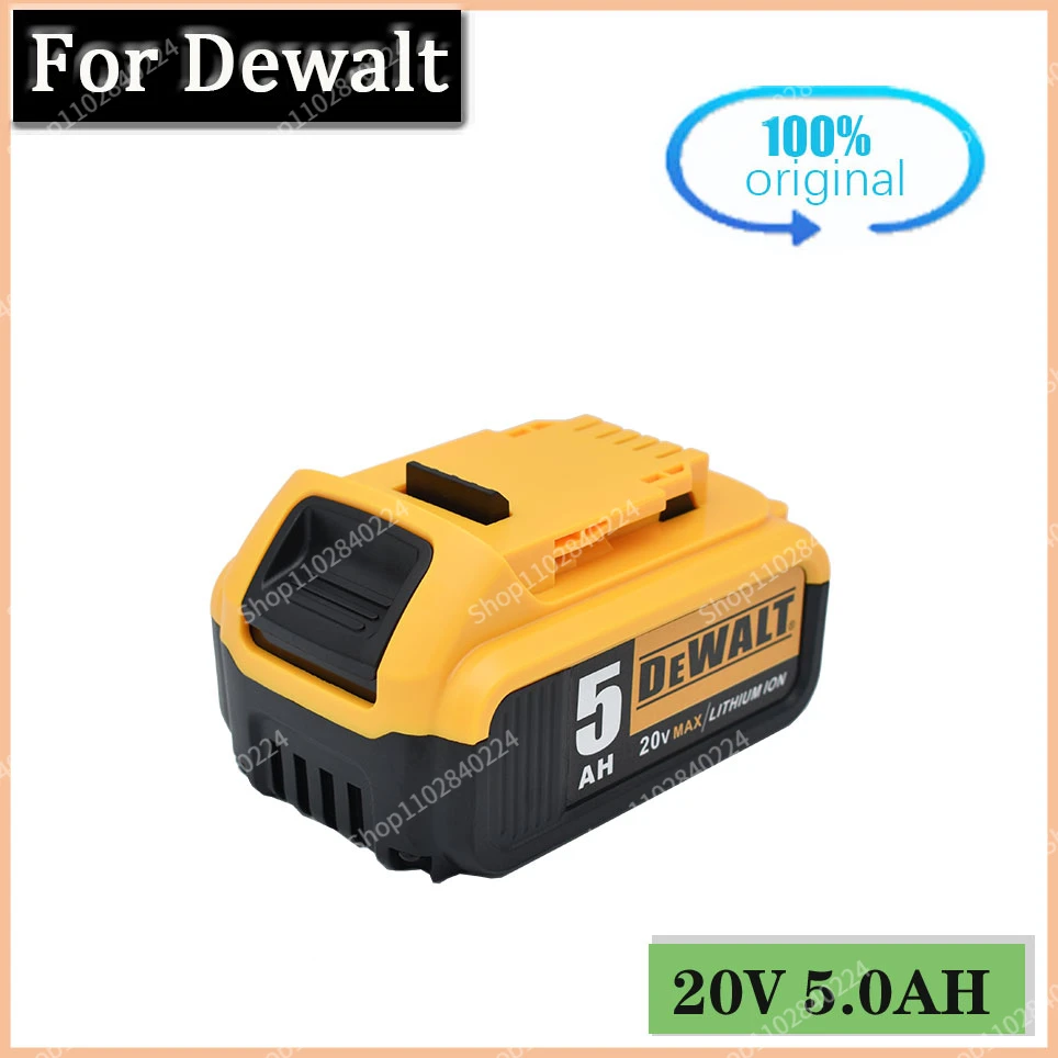 

DeWalt 20V 5.0AH Li-Ion battery power tool replacement for DeWalt DCB184 DCB181 DCB182 DCB200 18V battery