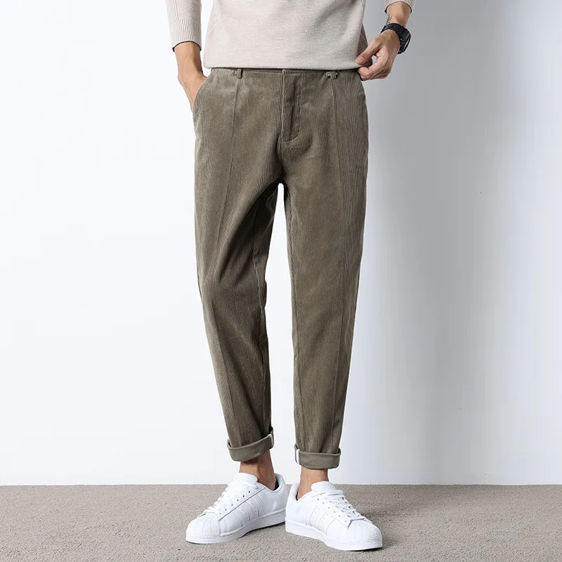 2022 New Fashion Winter and Autumn Cotton Casual Pants High Quality Mens Pants