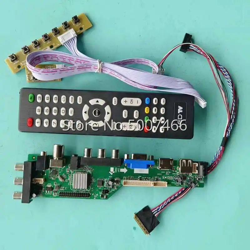 

Плата контроллера для ЖК-экрана, совместимая с VGA 1366 DVB