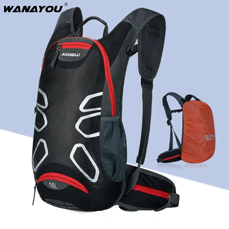 

Дорожный рюкзак для горных велосипедов с дождевиком, 15 л