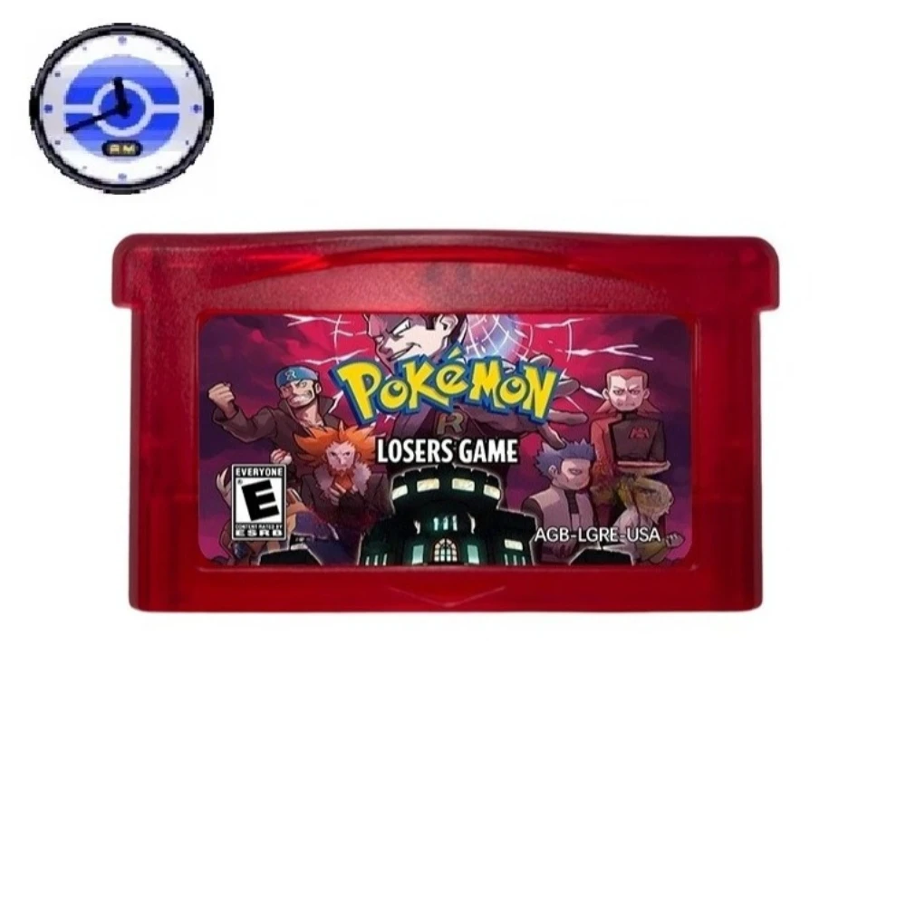 Фото Игровой картридж GBA на английском языке, RTC Pokemon Lotus, Loser's Game, Leaf Yellow, модифицированная версия GBA ROM №4