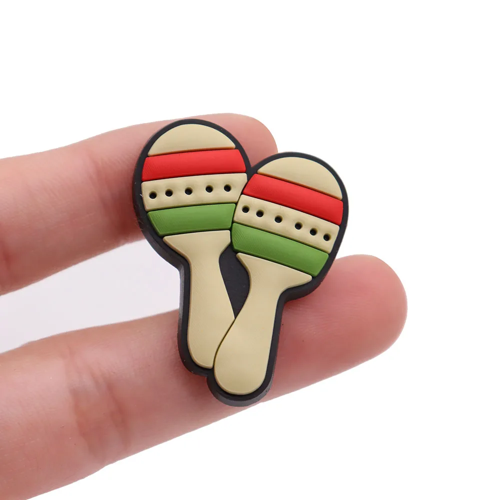 1 шт. Подвеска для обуви мексиканская женская шляпа авокадо кукуруза ракетка Тако