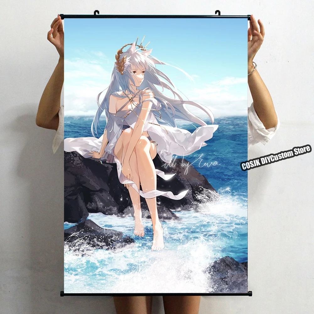 Платиновый постер в стиле аниме Рыцари настенный свиток для украшения дома