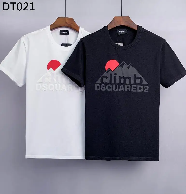 

New 2023 Dsquared2 Women/Men's The Three-dimensional Printing Climb Stylish Cotton Summer Top T Shirts Couple Outfit DT021#
