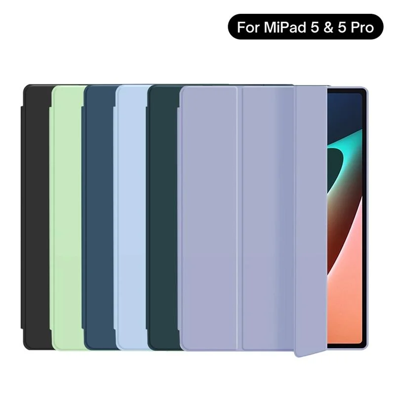 

Tablet Case for Mi Pad 5 Pro Support Magnetic Charging Auto Wake up For MiPad 5 Pro Case PU Leather Tablet Protective Funda