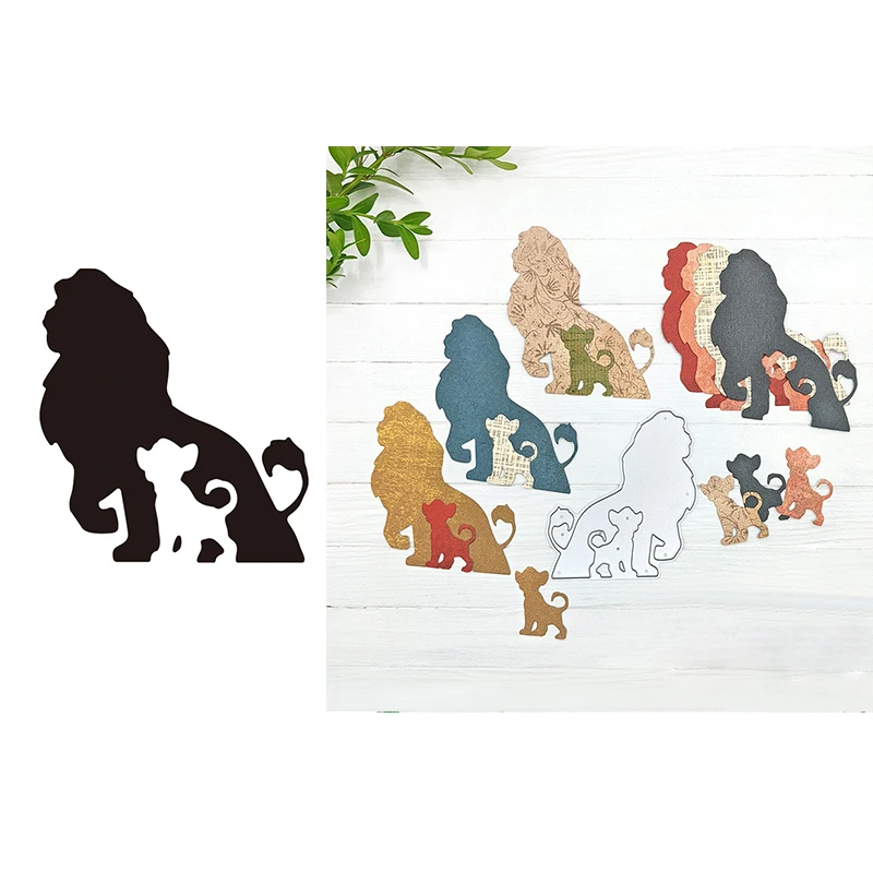 

Disney Lion King Metal Cutting Dies Diecut For DIY Scrapbook Paper Cards Making Decorative Craft Diecut New Arrival 2022