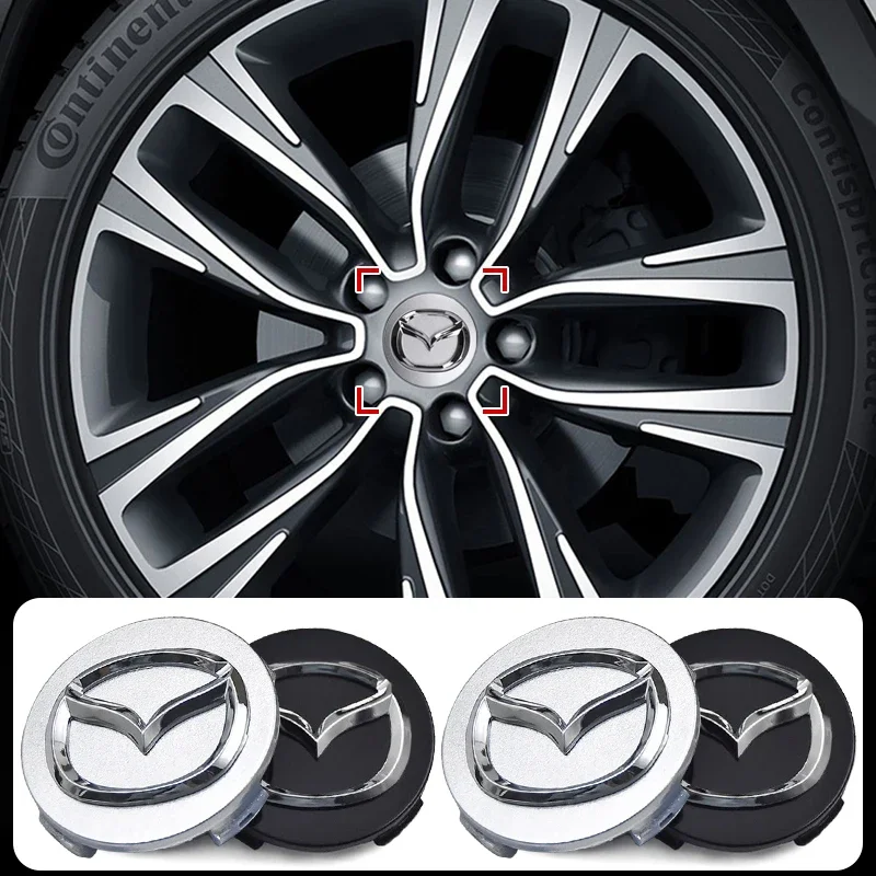 4 шт. 56 мм колпаки для центральных колес эмблема значок наклейки стильная