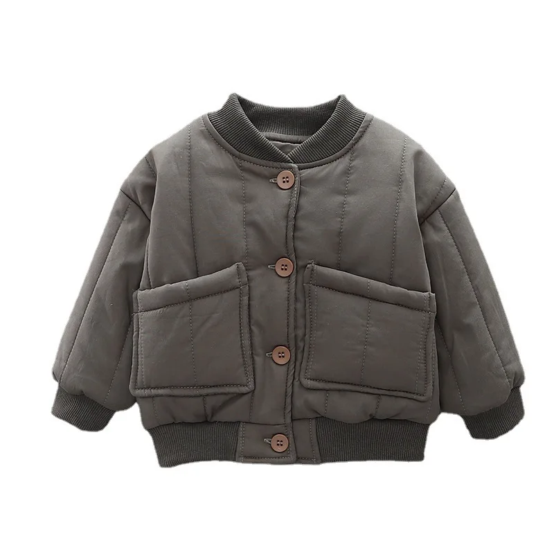 

New Winter Children Clothes For Girls Baby Boys Fashion Thick Cotton Jacket Toddler Casual Costume Kids Coat Infant Sportswear