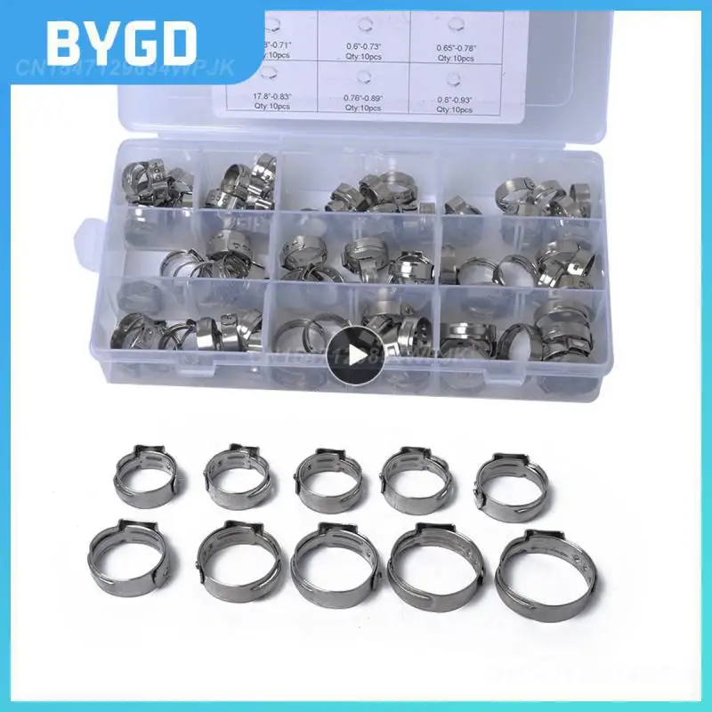 

Набор зажимов для шланга из нержавеющей стали, 12,8-23,5 мм