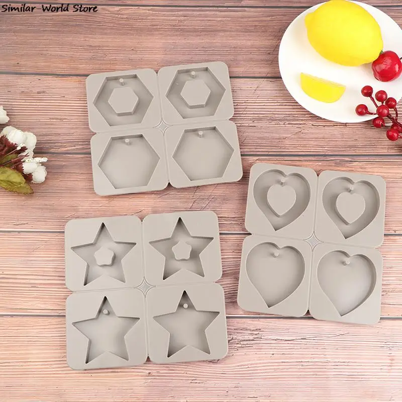 

DIY silicone molds candles aroma wax tablets mould car pendant decoration
