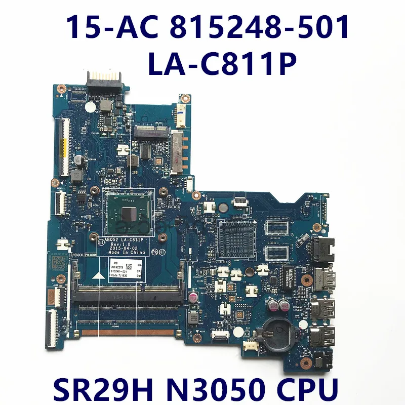 Материнская плата для ноутбука HP 815248 G4 15-AC 815248-501 815248-601 250-100% |