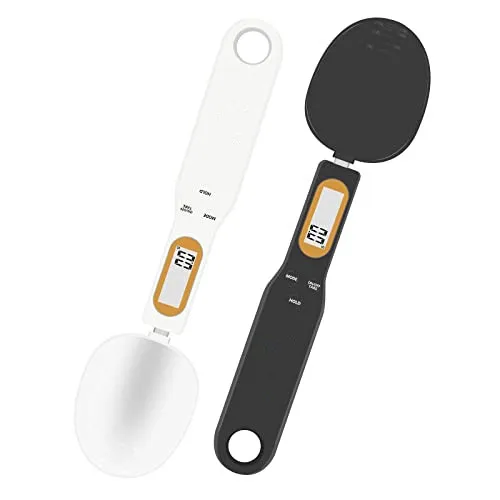 

Digital Spoon Scale 500g/0.1g - Stainless Steel Food Measuring Scale, Small Baking Scale with LCD Display