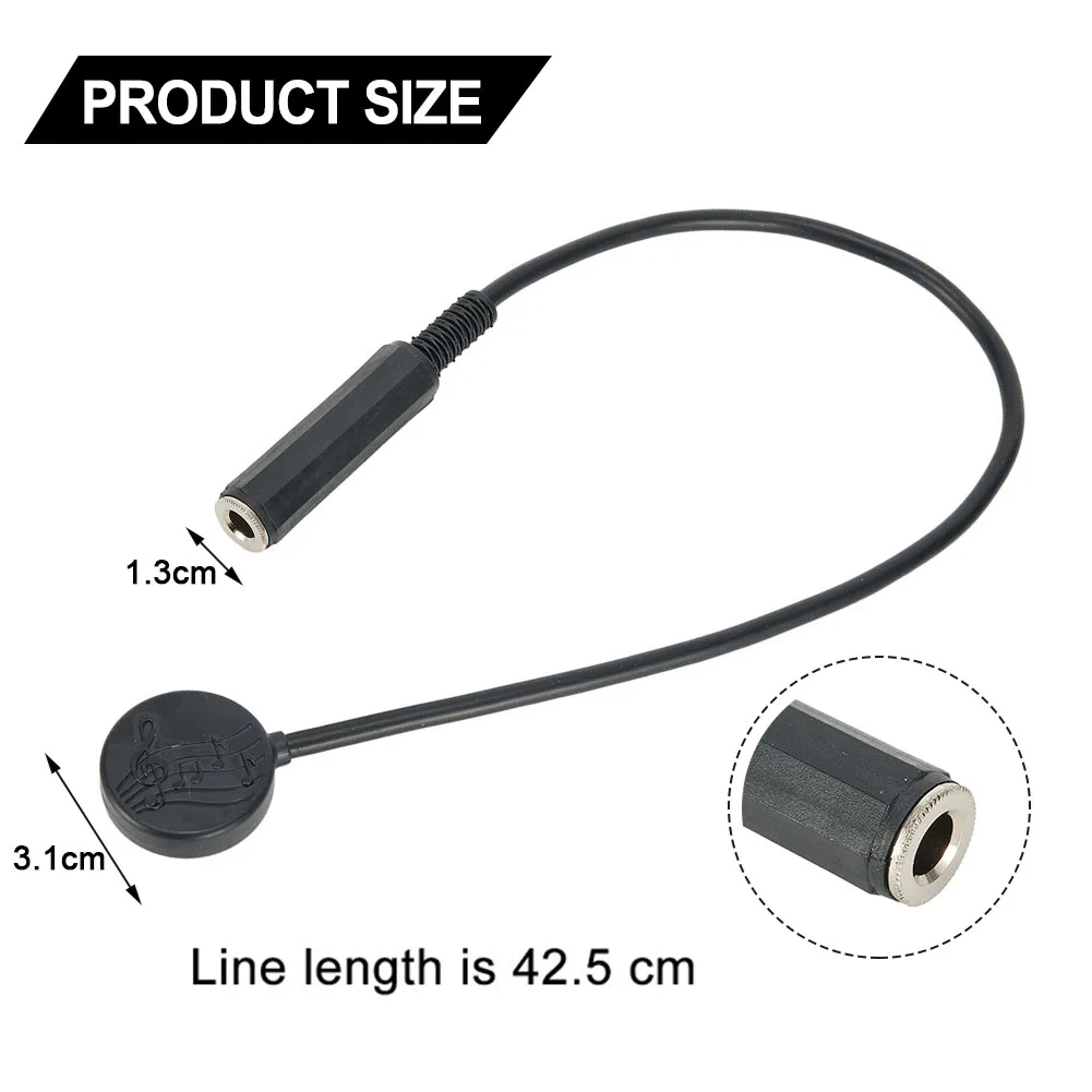 

Acoustic Guitar Pickup For Ukulele Parts Piezo Contact Professional T-12 4.7*4.5*0.8 In Classical Guita Brand New