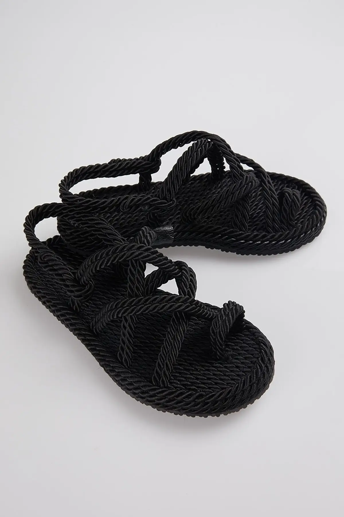 

Women Sandals Black Straw Flip-Flops 2022 New Summer Comfort Breathable Casual Quality Ladies Fashion Sandals