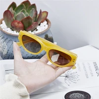 2022 fashion new square personality sunglasses vintage womens tea tea shade sun glasses latest outdoor uv400