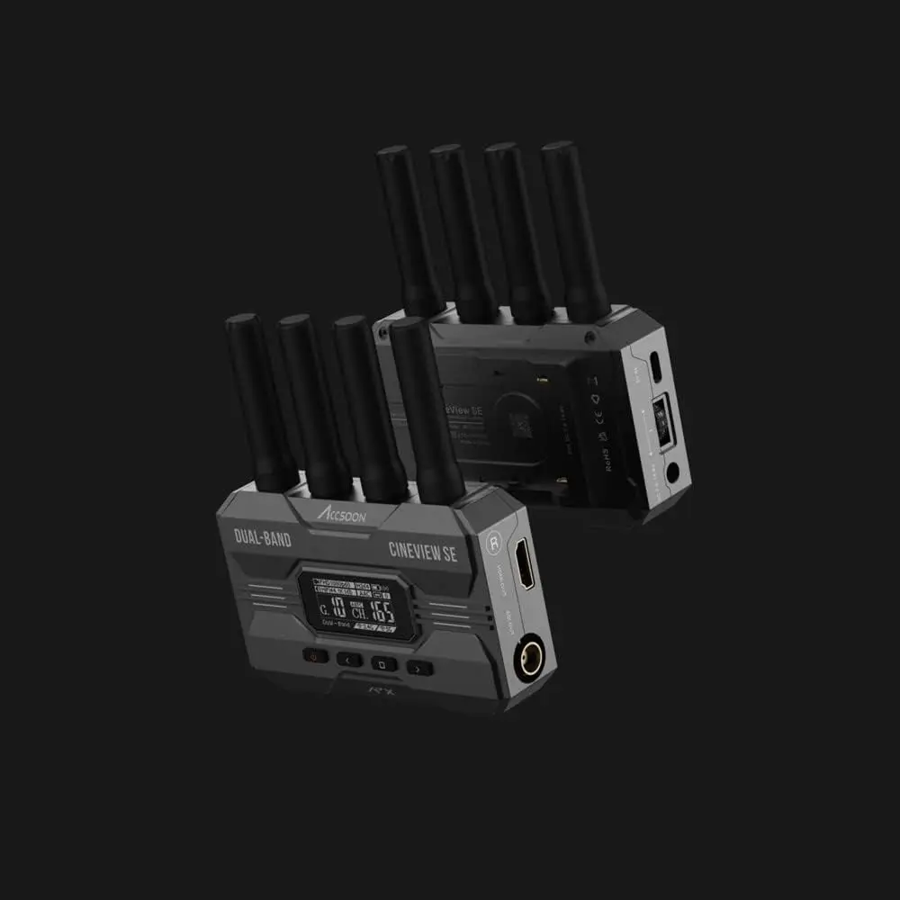 Видеоресивер Accsoon CineView WIT04-SE-RX двухдиапазонный SDI и беспроводной 1200 футов (350 м)
