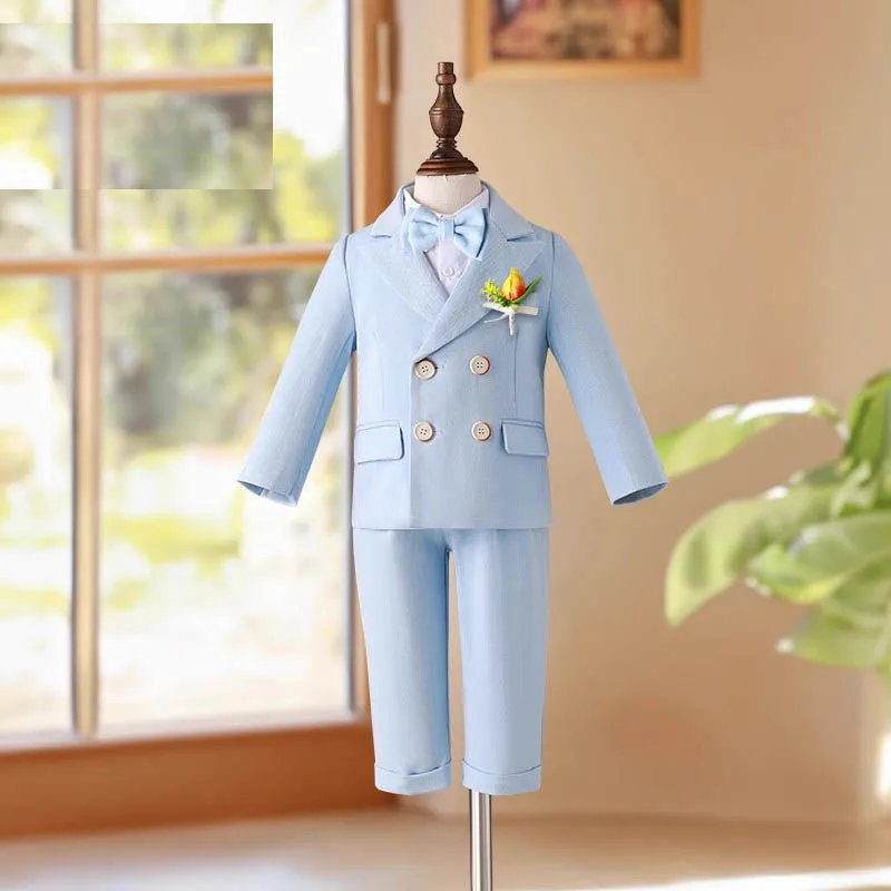 5 шт./комплект Детский костюм с жилетом и брюками