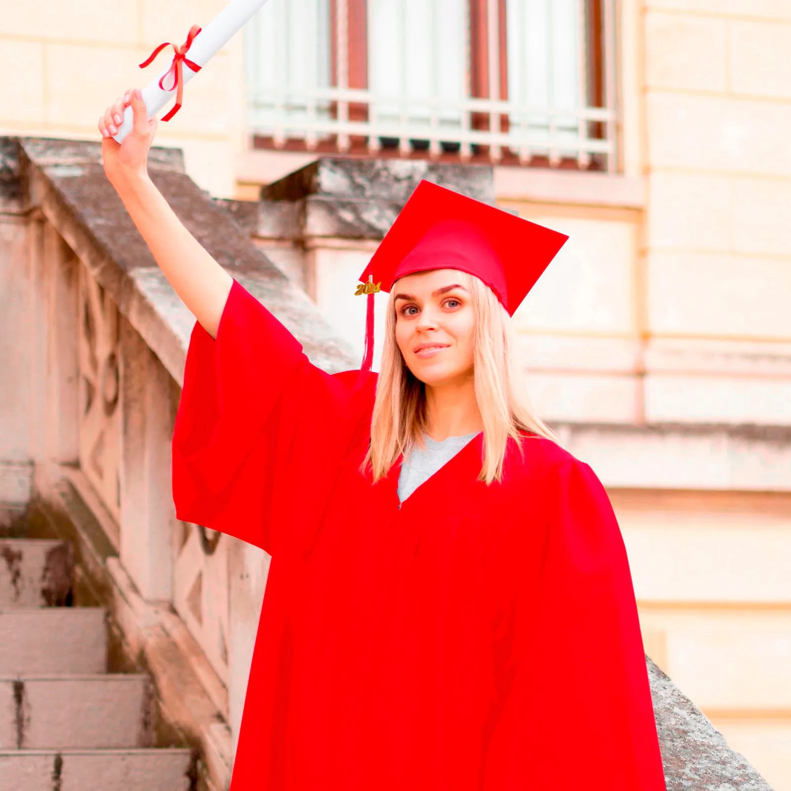 Комплект выпускного платья унисекс для взрослых халат колледжа и средней школы с