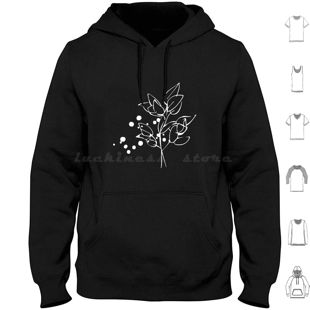 

Flowers Hoodie cotton Long Sleeve Flowers