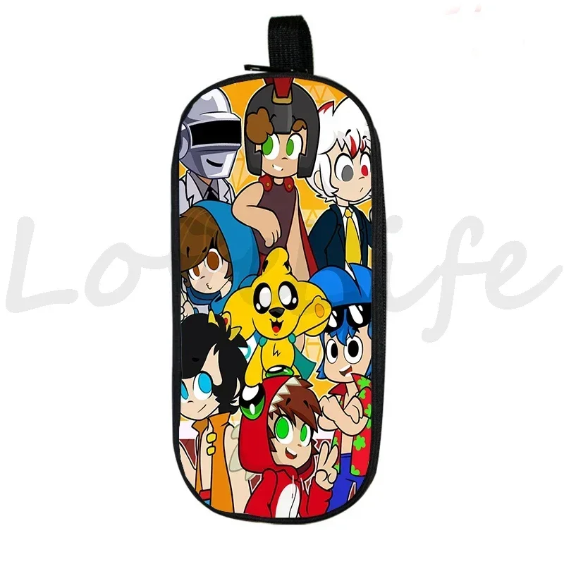 Пенал для карандашей с мультяшным рисунком двойной чехол косметики пенал ручек и