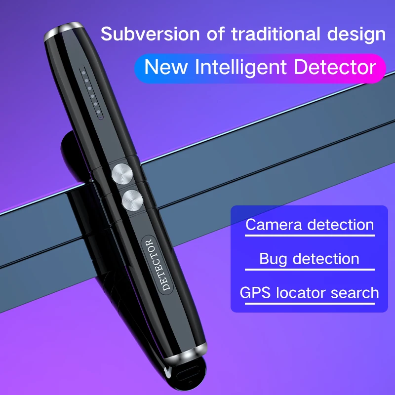 

Wireless RF Signal Detector Anti-spy Camera GSM Finder Wiretapping Scanner Anti Candid Hidden Cam Buster Scanner Locator Tracker