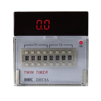 twin timer dhc9a double set time relay two groups of power on delay can be cycled