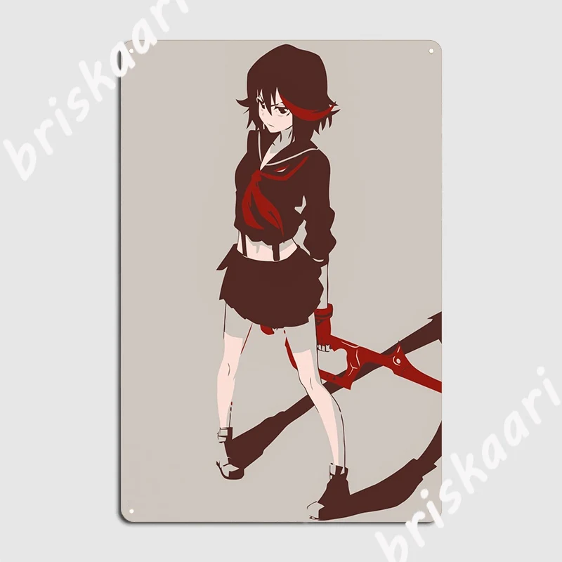 

Kill La Kill металлический плакат с табличкой, дизайнерский настенный плакат с фотографией