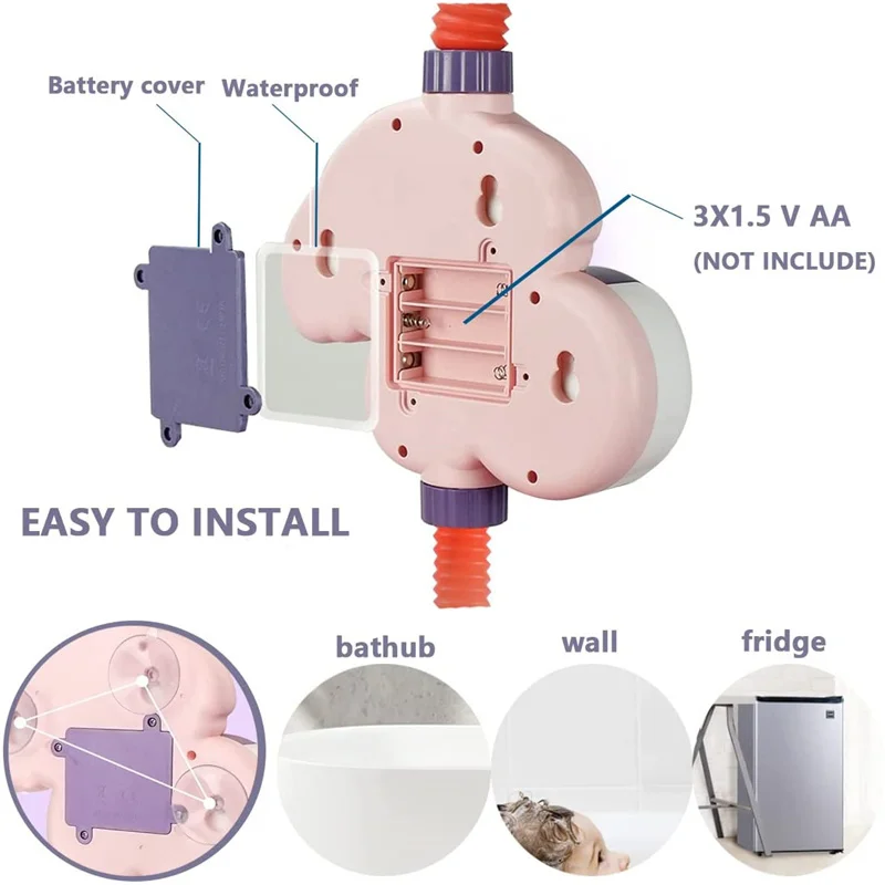 Милая игрушка-спринклер со слоном для ванны-Электрический Автоматический