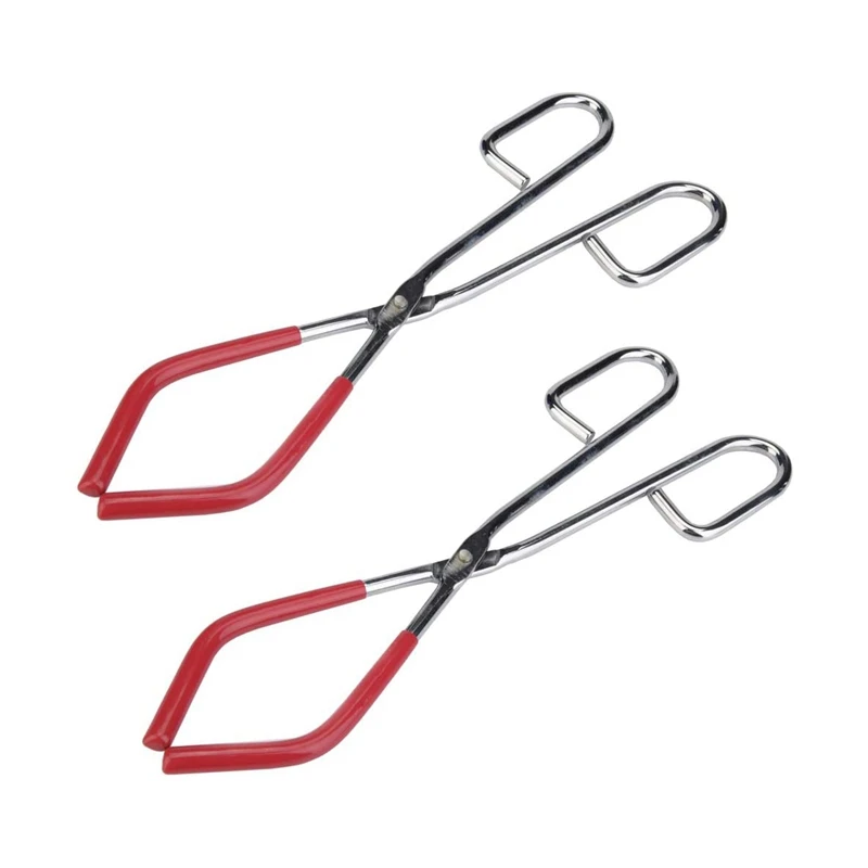 

2 PCS Lab Beaker Clip Pliers Laboratory Cup Beaker Tongs Tool Teaching Instrument