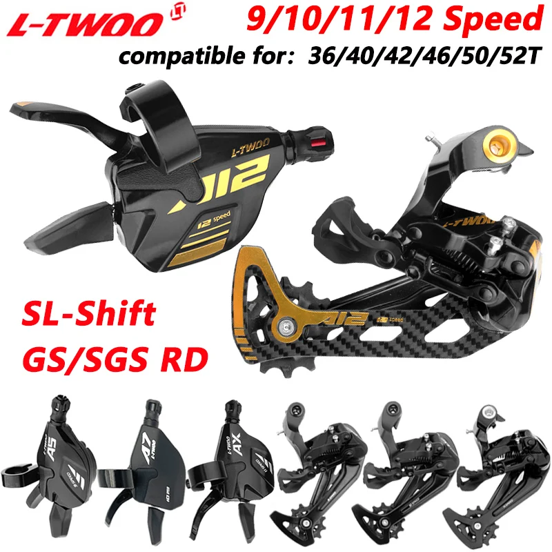 LTWOO 9S 10S 11S 12 Speed Derailleurs Shift Trigger Groupset A5 A7 AX AT11 AT12 Shifter 1X9V 1x10V 11V Switches Compatible SRAM