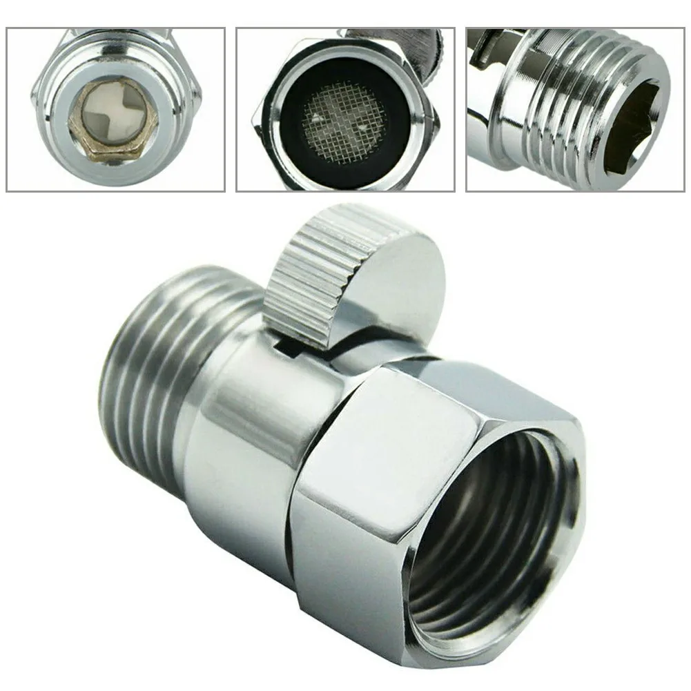 

Full Brass G1/2" Flow Quick Control Shut-OFF Valve For Shower Head Hand Bidet Sprayer Water Saver Plumbing Accessories