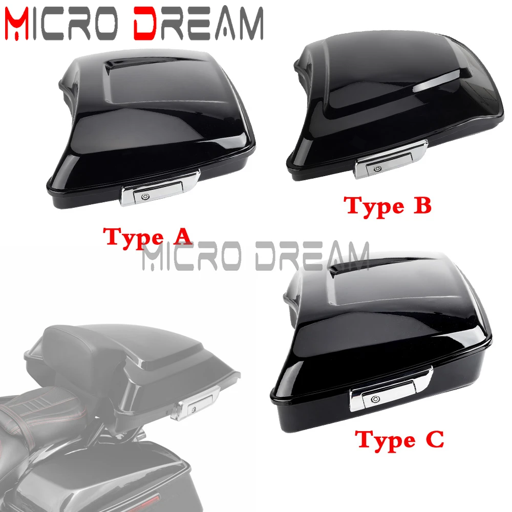 

Motorcycle Razor Pack Trunk For Harley Touring CVO Electra Street Glide FLHX FLHR FLHXS 2014-up Rear Top Case Tool Box Tour Pak