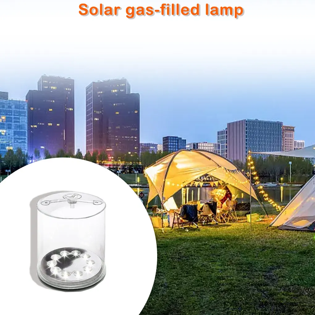 

10 светодиодов, туристическая лампа, надувная Водонепроницаемая портативная лампа для двора