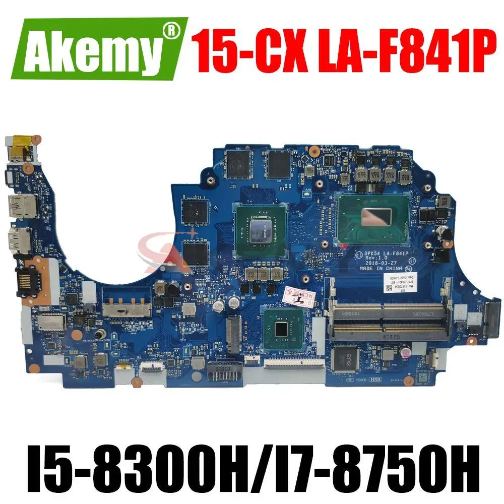 

Материнская плата для ноутбука HP PAVILION 15-CX, материнская плата I5-8300H I7-8750H CPU GTX1050 GTX1050TI