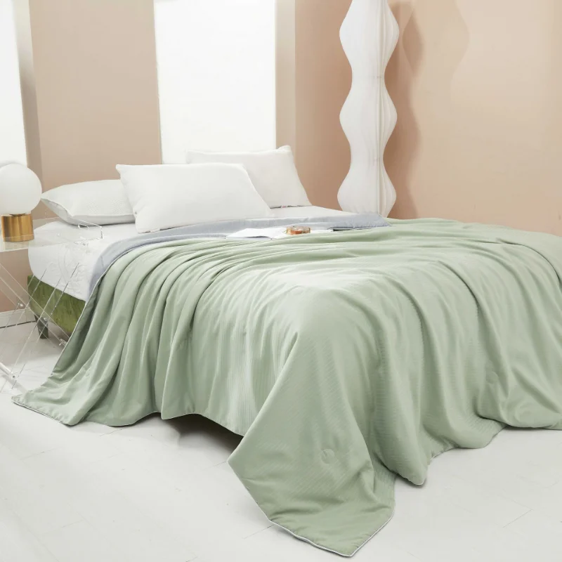 

Одеяла охлаждающие для лета, одеяло из чистого хлопка класса А, односпальное, двойное, тонкое, стильное одеяло с кондиционированием воздуха, покрывало на кровать