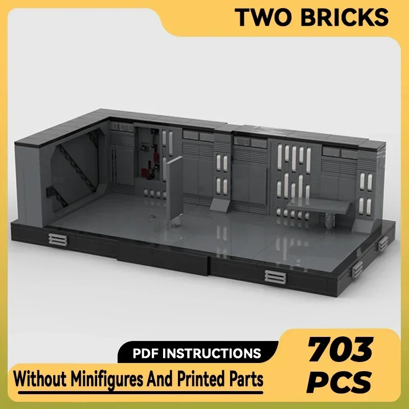 Звездная модель фильма Moc строительные кирпичи рампге преступников