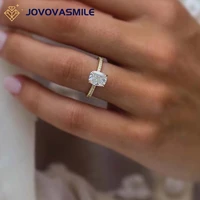 jovovasmile moissanite ring 1 5 carat crushed ice cut rowan setting women engagement wedding