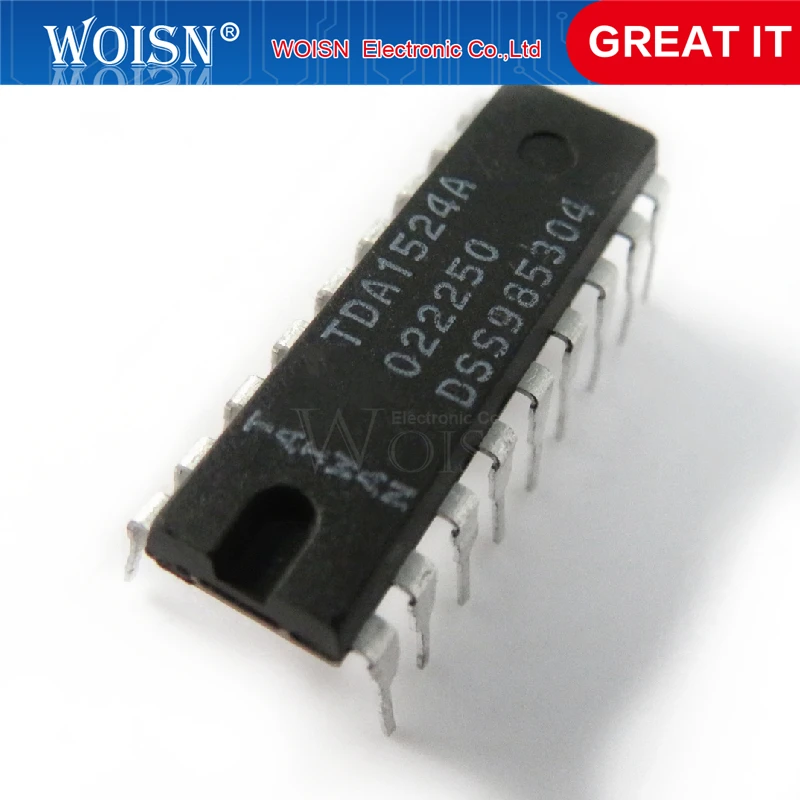 10 шт./лот TDA1524A TDA1524 DIP-18 стерео-схема регулировки тона/громкости в наличии |