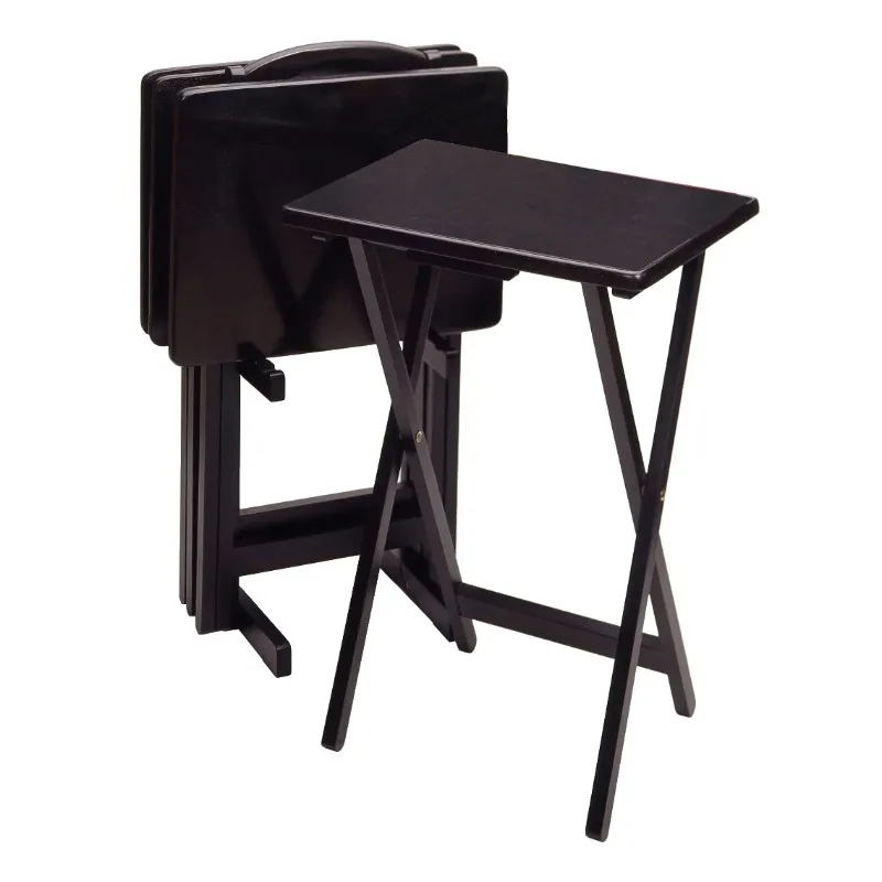 

Winsome Wood Alex 5-ПК стол для закусок набор, черная отделка/ореховая отделка